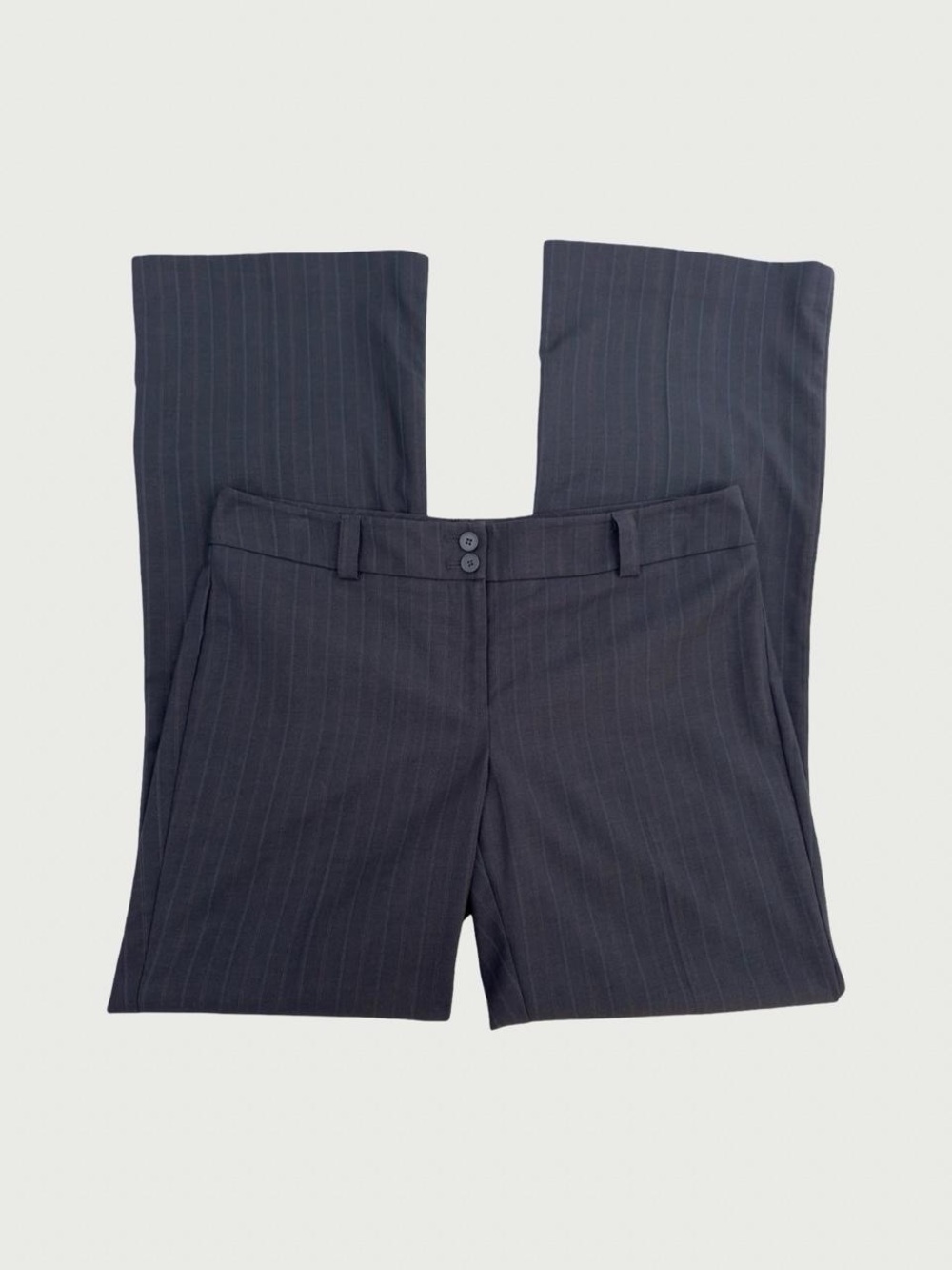 Low Rise Bootcut Pinstripe Pants